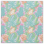 Сacti and plants. fabric