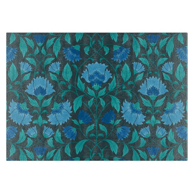 Сornflower pattern cutting board (Front)