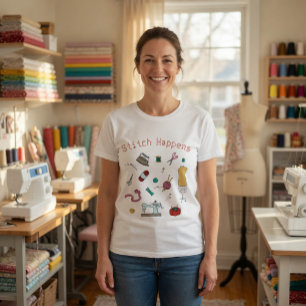 Сustom Sewing & Crafting Tools T-Shirt