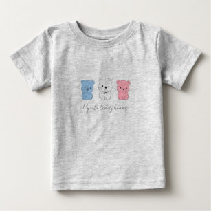 Сute bear cub, drawing for kids baby T-Shirt