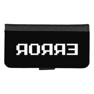 ЯOЯЯƎ   ERROR iPhone 8/7 WALLET CASE