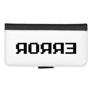 ЯOЯЯƎ   ERROR iPhone 8/7 WALLET CASE