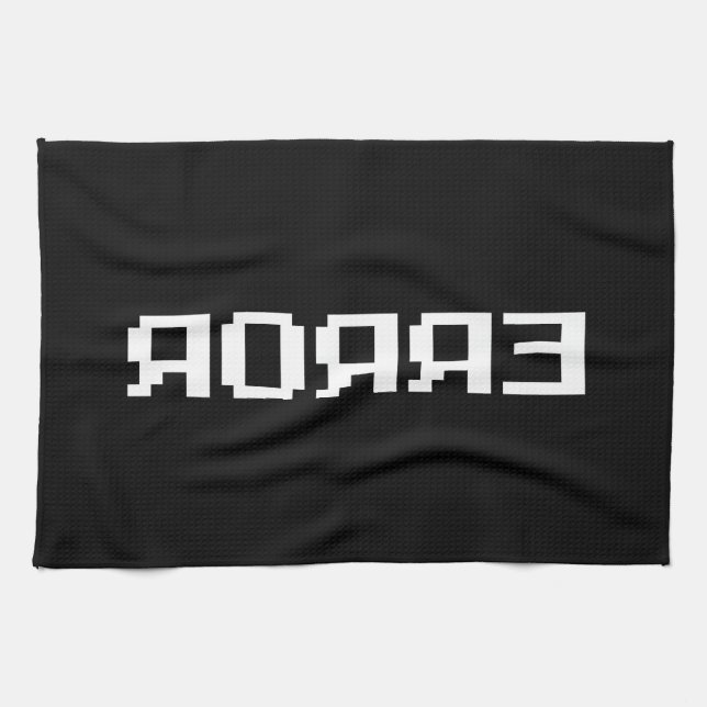 ЯOЯЯƎ | ERROR KITCHEN TOWEL (Horizontal)