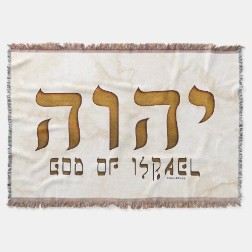  Yehweh Jehovah God Tetragrammaton Throw Blanket