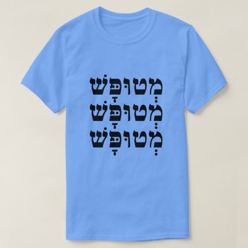 מְטוּפָּשׁ _  Stupid in Hebrew T_Shirt