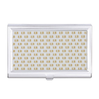 حروف اسم Elegant Monogram Business Card Case