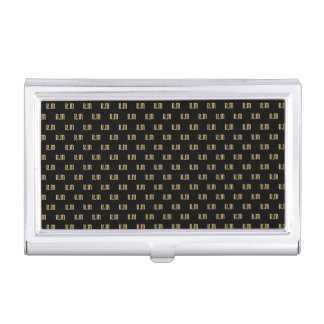 حروف اسم Elegant Monogram Business Card Case