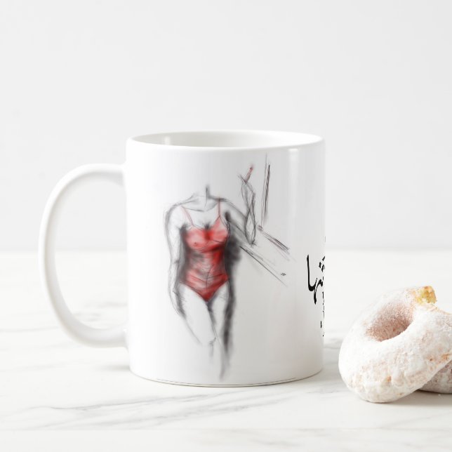 حیاط خانه ما تنهاست COFFEE MUG (With Donut)