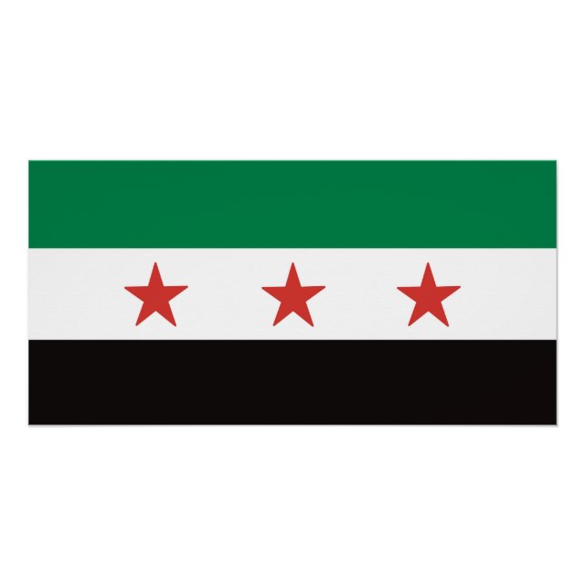 علم الثورة السورية POSTER (Front)