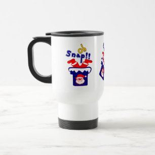 🎅ټOh! Sanp, Clumsy Santa Stuck in a Chimney Fab Travel Mug