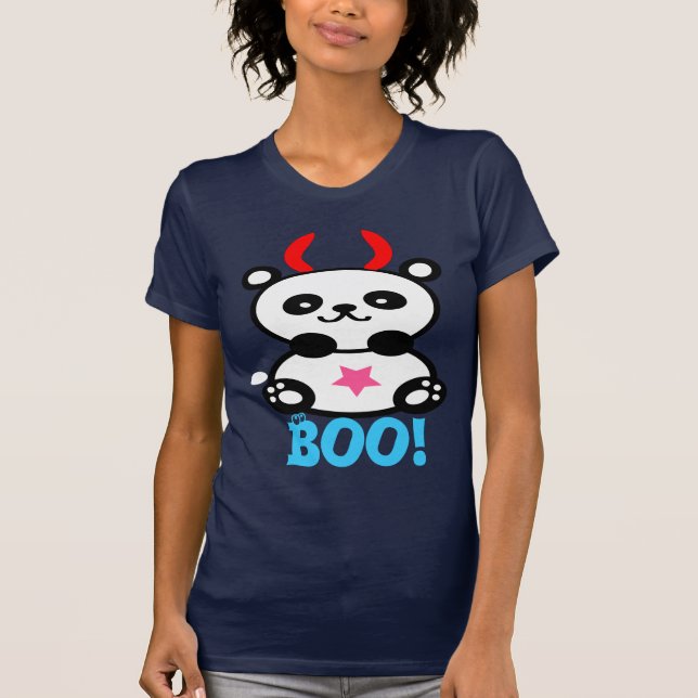 ஐ♥Devilish Cute BabyPanda Women’s Jersey T-Shirt♥ஐ T-Shirt (Front)