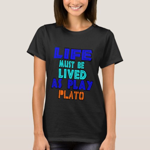 ღPlato_Quote Vintage_Feel BurnOut T_Shirtღ T_Shirt