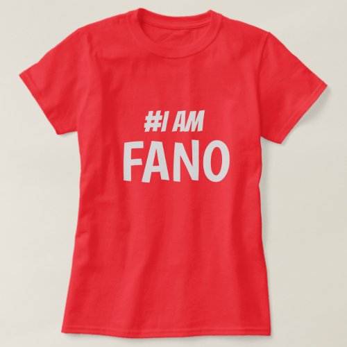 እኔም ፋኖ ነኝ I am Fano Amhara T_Shirt