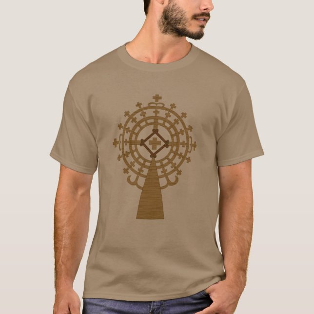 የኢትዮጲያ ኦርቶዶክስ ቲሸርት Ethiopian Cross  T-Shirt (Front)