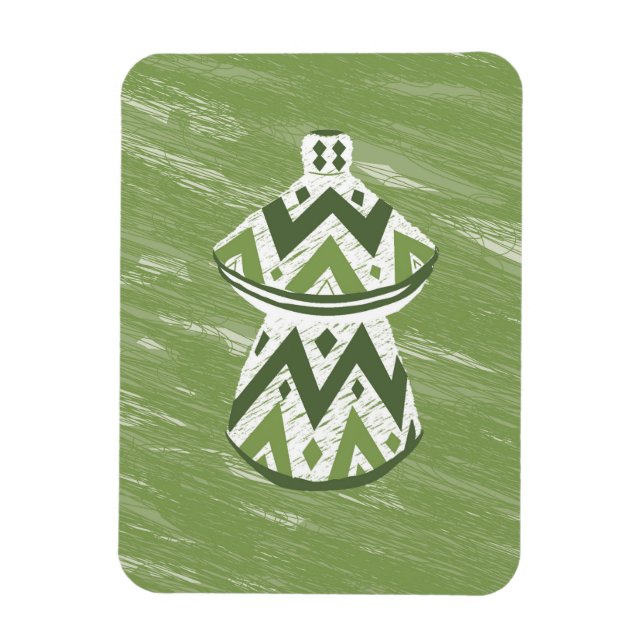 ፍሪጅ ላይ የሚለጠፍ Ethiopian Food Magnet (Vertical)