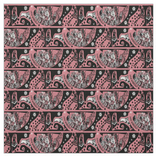 ᎤᎧᏖᎾ ᎠᎴ ᎠᏴᏓᏆᎶᏍᎩ Uktena and Thunder Fabric