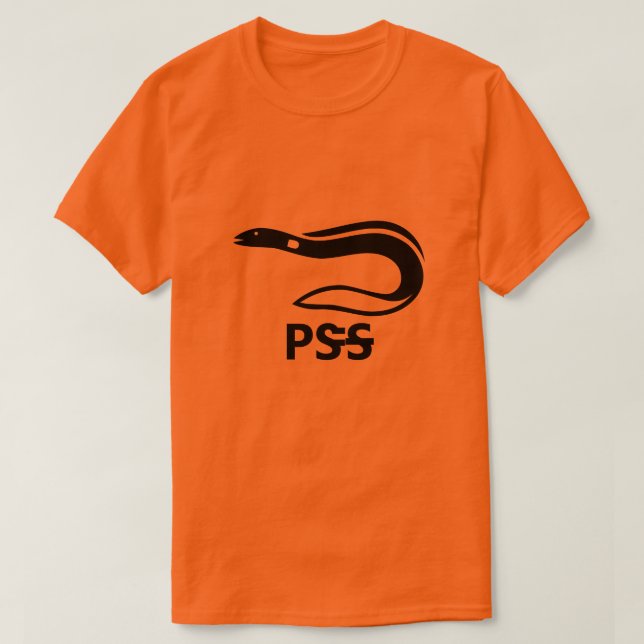 ᏢᏕᎦ - eel in Cherokee T-Shirt (Design Front)