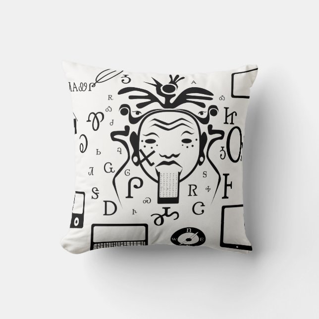 ᏣᎳᎩ ᎠᏈᏍᏙ  Cherokee pillow (Front)