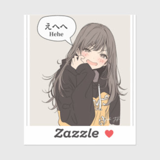 えへへステッカー|寿司娘シール STICKER