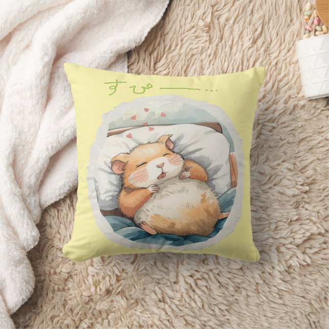 おやすみハムスター♡ THROW PILLOW (Blanket)