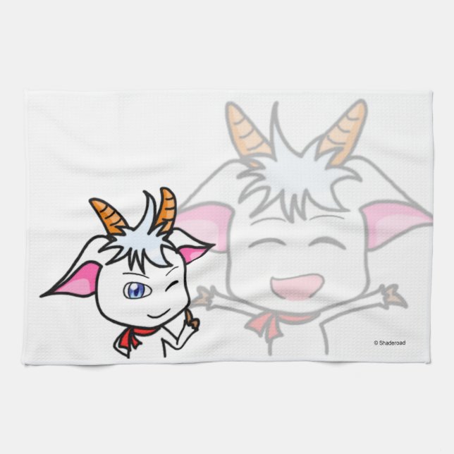 こかげのやぎ キッチンタオル KITCHEN TOWEL (Horizontal)