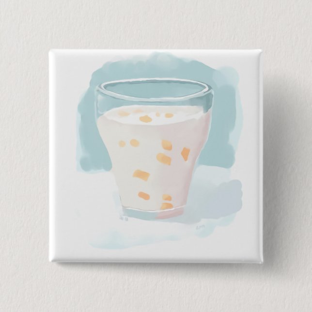 さなむにじ　フルーツの入ったヨーグルト系飲み物 BUTTON (Front)