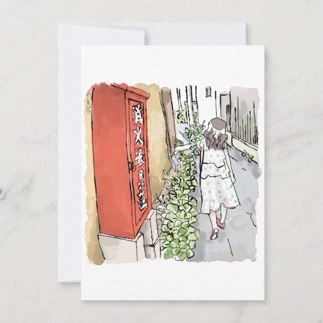 さ れ や じ NOTE CARD (Front)