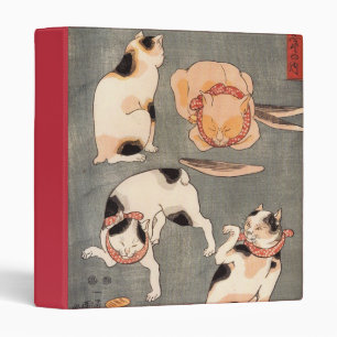たとえ尽の内(上), 国芳 Japanese Cats(1), Kuniyoshi, Ukiyo-e Binder