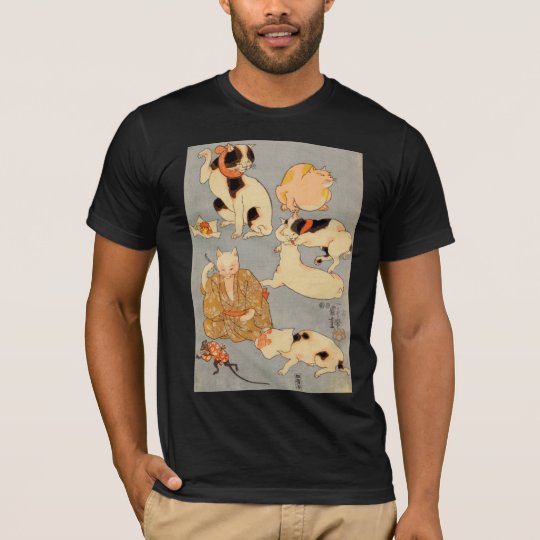 たとえ尽の内(下), 国芳 Japanese Cats(3), Kuniyoshi, Ukiyo-e T-Shirt
