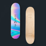 ときめき | Custom Japanese Text Modern Girly Skateboard<br><div class="desc">ときめき | Custom Japanese Text Modern Girly holographic skateboards</div>