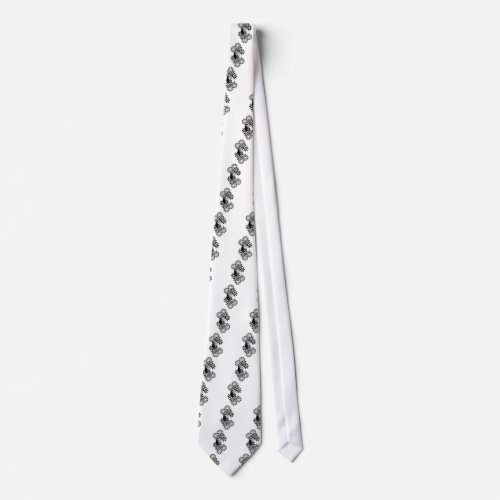 ねことりむしブラック（CAT BIRD INSECT BLACK） TIE