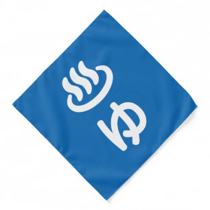 ♨ゆ Hot Water - Yu   Japanese Language Bandana