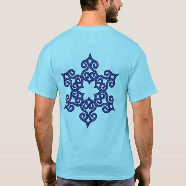 アイヌ柄 オリジナルプリント 北海道 T　Hokkaido Ainu pattern T-shirt (Back)