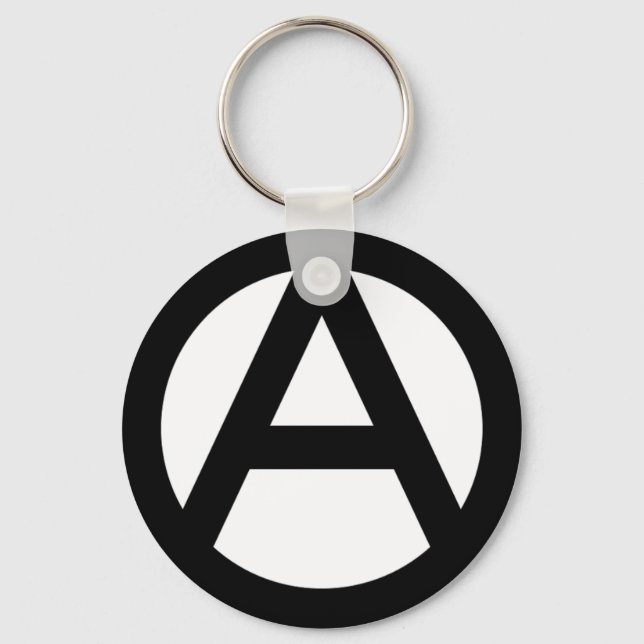 アナーキー　anarchy 　PUNK 無政府主義　パンク Keychain (Front)