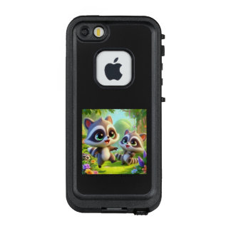 アライグマカップルのスキップダンス LifeProof FRĒ iPhone SE/5/5s CASE