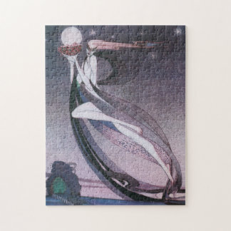 カイ・ニールセン(Kay Nielsen)幻想的な童話のパズル 妖精の息子を運ぶ西風 Jigsaw Puzzle