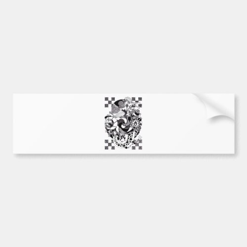 カタツムリの夕べ（An evening of snails） Bumper Sticker
