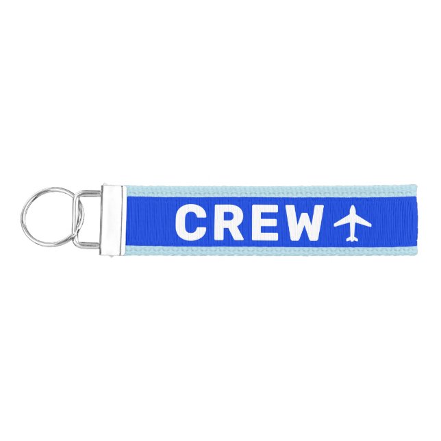 キャビンクルータグ　客室乗務員名前入りキーホルダー WRIST KEYCHAIN (Keys on Left)
