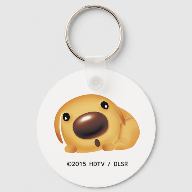 キーホルダー（ハッピードッグ＆にごうちゃんHappy dog & NigNig） Keychain (Front)