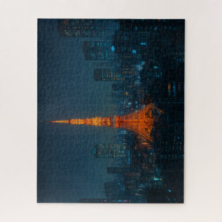 サイバーパンク東京タワー/Cyberpunk Tokyo Tower Jigsaw Puzzle