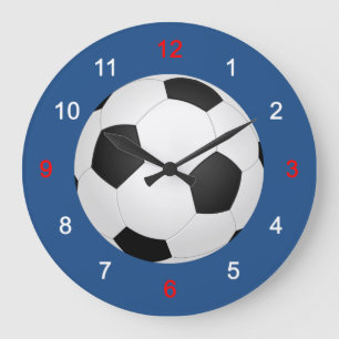 サッカー LARGE CLOCK
