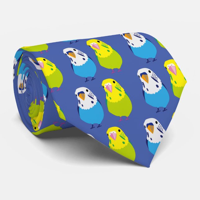 セキセイインコ ネクタイ NECK TIE (Rolled)