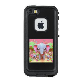 ゾウさんファミリー LifeProof FRĒ iPhone SE/5/5s CASE