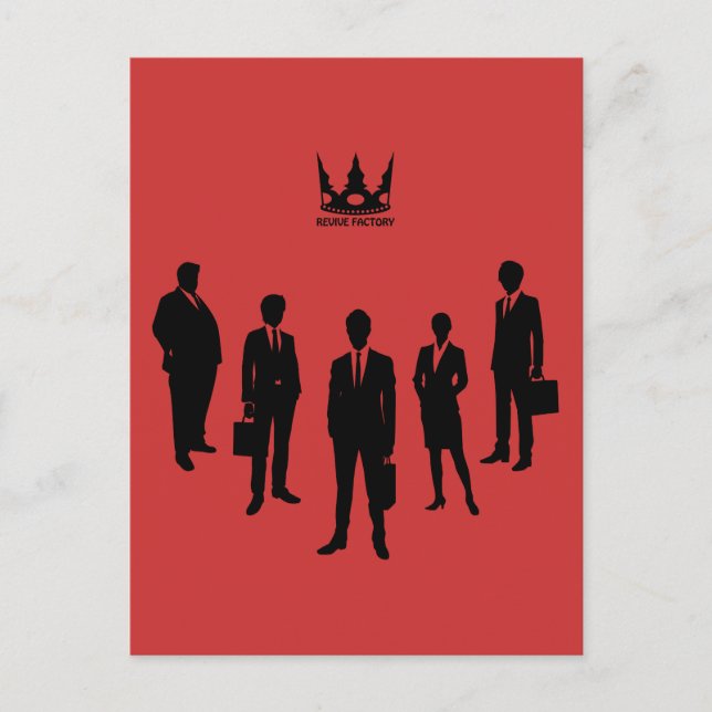 ビジネスレンジャー（黒） POSTCARD (Front)