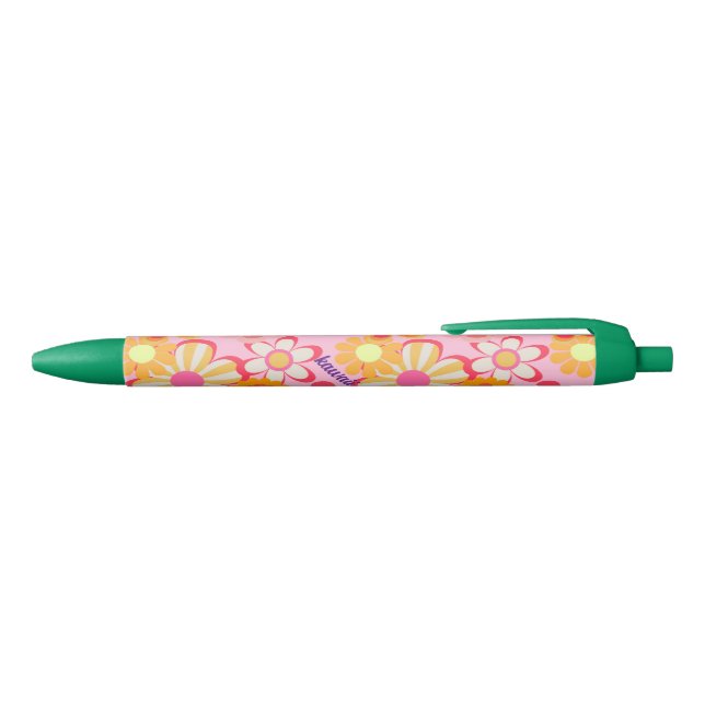 ピンクレトロかわいいお花デザイン♡ PEN (Top)