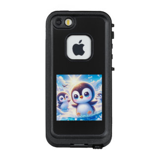 ペンギン君たちのアイススケート LifeProof FRĒ iPhone SE/5/5s CASE