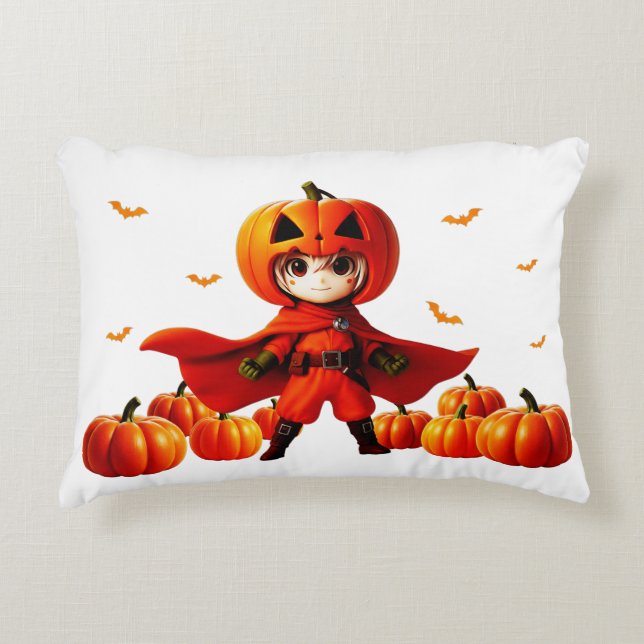 ボクチャンダークッション枕（Cushion pillow） Accent Pillow (Front)
