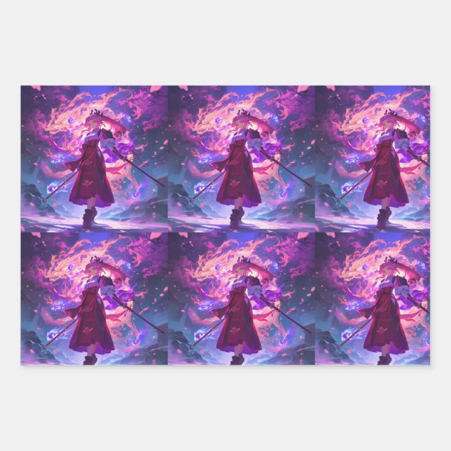 ラッピングペーパーシートセット"MUTEKI"  WRAPPING PAPER SHEETS (Front)