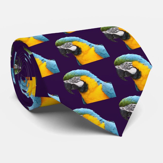 ルリコンゴウインコのアパレル NECK TIE (Rolled)