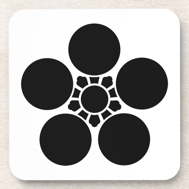 丁子梅鉢A DRINK COASTER (Front)